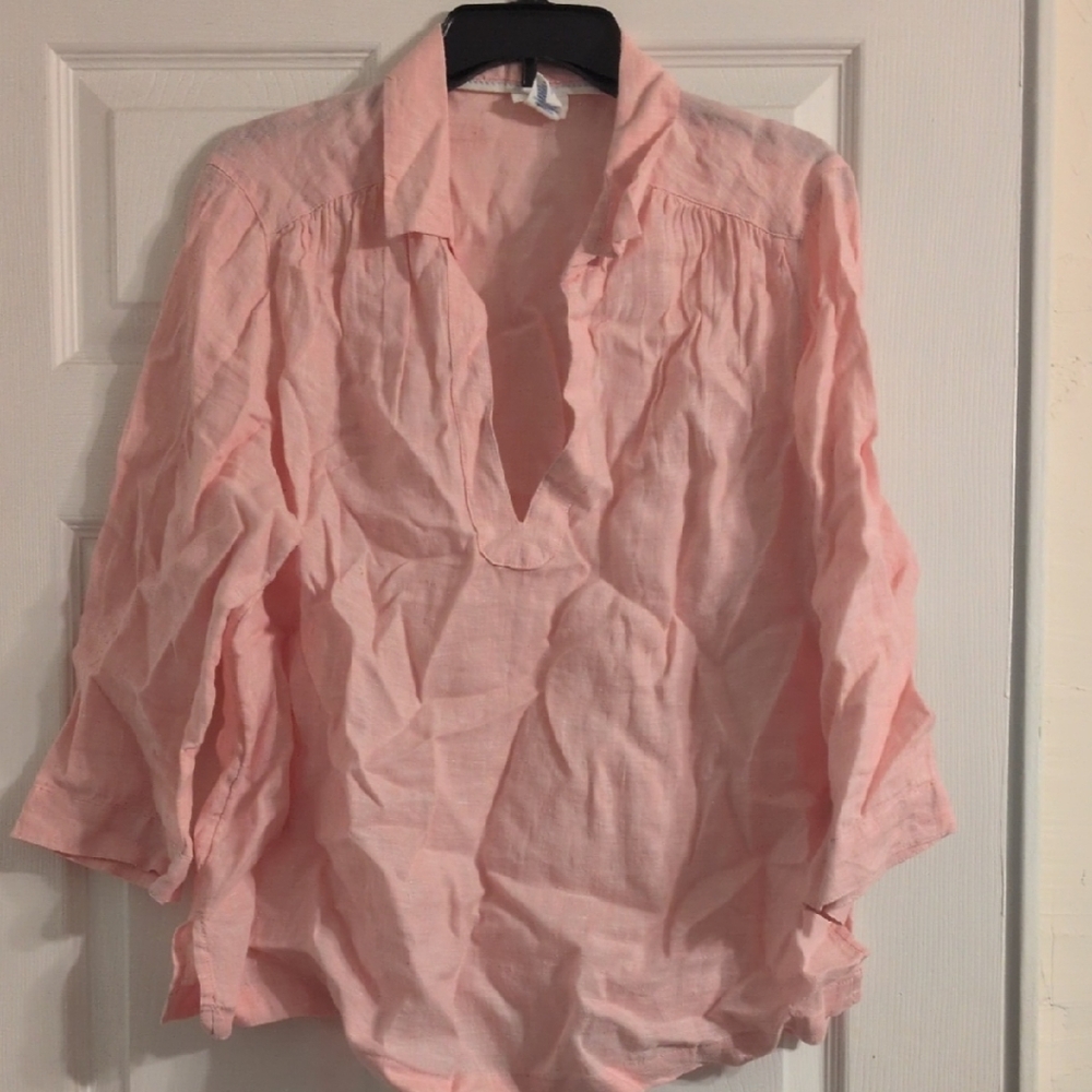 Sigrid Olsen Light Pink Blouse